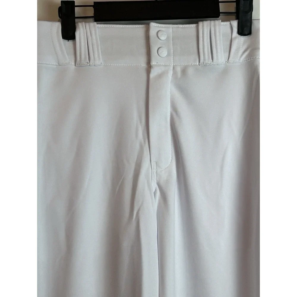 Men's Champro‎ Triple Crown Baseball Pant White w/Navy Stripe Sz Small